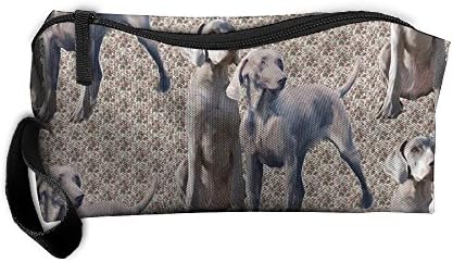 Styleforyou Travel Makeup Dog Weimaraners Cosmetic Pouch Makeup Travel Bag Purse for Women Or Girls