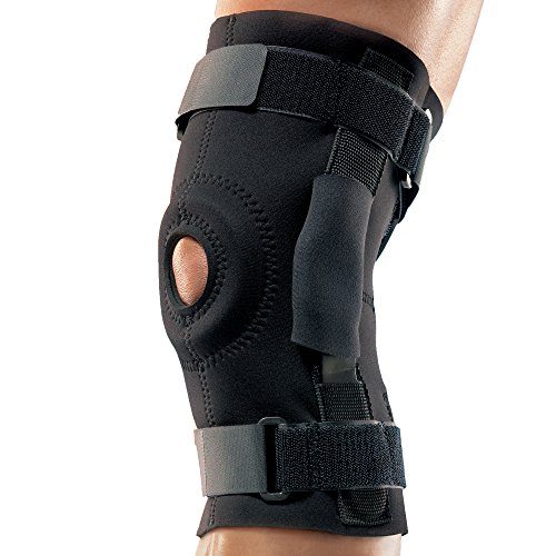 Futuro Hinged Knee Brace, Adjust to Fit, Black, Firm Stabilizing