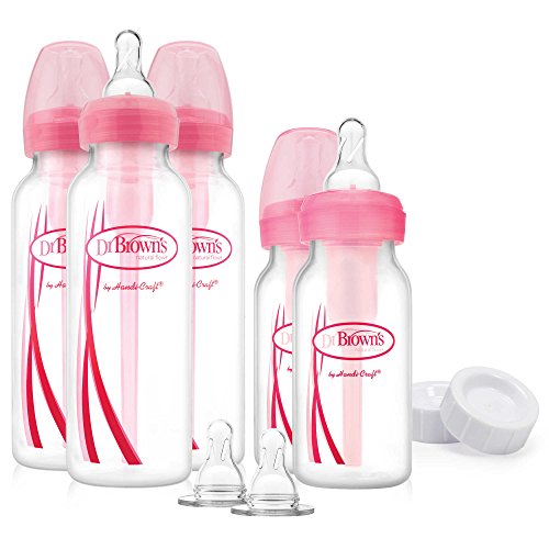 Dr. Brown's Options Feeding Bottles Gift Set in Pink Newborn Gifts