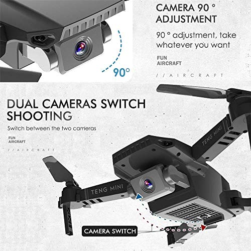 Teeggi M71 Foldable Drone with Camera for Beginners 1080P HD Live Video Drones for Kids, WiFi FPV RC Quadcopter with… - Image 4