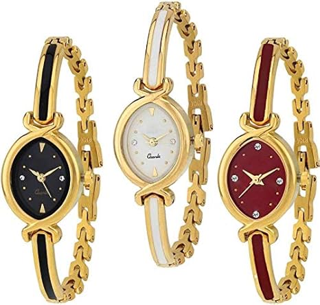 Analogue Multicolor Dial Combo of 3 Women's & Girl's Watch (k 10)
