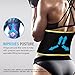 iTaoBest Waist Trimmer Belt Adjustable Weight Loss Wrap Support Workout Belly Fat Burner for Women & Men Black+Yellow