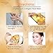 24K Gold Gel Collagen Facial Masks, 5 Packs Face Masks + 5 Pairs Gel Collagen Eye Masks+5 Pairs Lip Care Gel Masks Set for Anti-Aging & Moisturizing, Reduces Dark Circles, Nourishing Lips