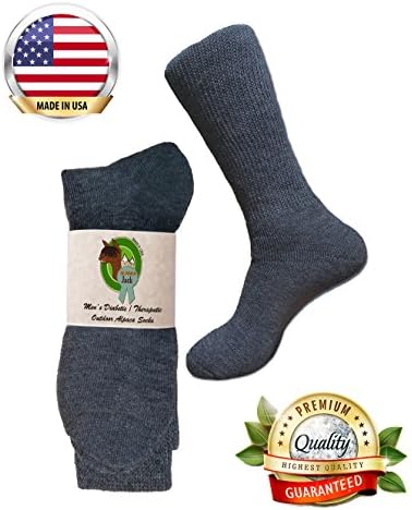 AlpacaJack Mens Diabetic Outdoor Alpaca Sock