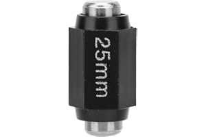 OUMEFAR Stainless Steel Calibration Block Rod Bar Professional Standard Caliper Outside Micrometer Calibration Rod for Calibrating Micrometers (25mm)