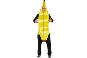 Sincere Party SPUNICOS Unisex Adult Christmas Tree Costume,Banana,Poop,Taco,Penguin Costumes for Men and Women