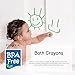 Eutuxia Baby Bath Toys. Bathtub Colorful Crayons for Kids & Toddlers. Draw and Scribble on the Tub. Bath Time Fun Entertainment for Children. Washable & Retractable. Safe, Non-Toxic, and BPA Free.