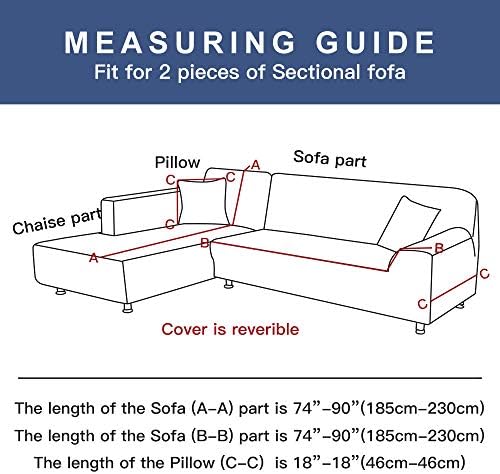 Amazon Com Cepheus L Shape Couch Covers Anti Slip Stain