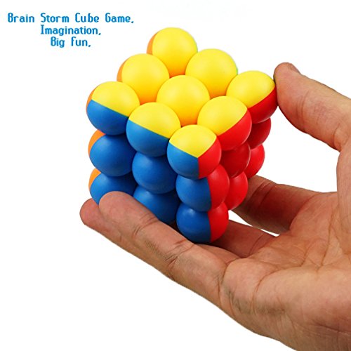 image for Hellofuture Round Bead Cube 3x3x3 Magic Speed Cube Different from Trad