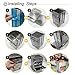 XUYIDAN Camp Stove, Picnic BBQ Cooker, Potable Folding Stainless Steel Backpacking Stove for Outdoor Indoor Garden Backyard Cooking Camping Hiking Beach Picnics Tailgating with Handle Bag