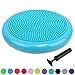 Trideer Inflated Stability Wobble Cushion with Pump, Extra Thick Core Balance Disc, Kids Wiggle Seat, Sensory Cushion for Elementary School Chair (Office & Home & Classroom) (34cm Turkis)
