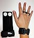 Bear KompleX 2 Hole Leather Hand Grips for Gymnastics, Crossfit, Pull-ups, Weightlifting, WODs with Wrist Straps, Comfort and Support, Hand Protection from Rips and Blisters