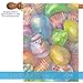 Toland Home Garden 108055 Easter Eggs Easter Flag 28x40 Inch Double Sided Easter Garden Flag for Outdoor House Eggs Flag Yard Decoration