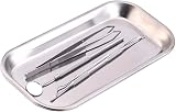 Keenso Stainless Steel Medical Surgical Tray 8.85x4.52" Professional Kidney view 3