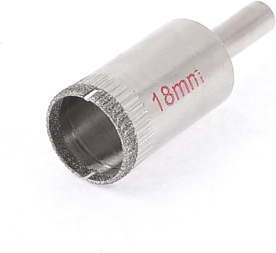 Sourcingmap 18mm Diameter Diamond Tipped Tile Glass Hole Saw Drill Bit for Tile Marble Ceramic Bottles Pots