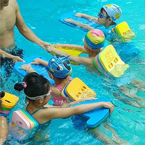 Egoelife Foam Back Floating Board Kickboard Swimming Training Aid with Buckle Belt for Kids Swimming Beginner (Black Float New Version) - Thumbnail 2