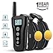 Dog Training Collar,Remote Rechargeable Shock Collar for Dogs, Waterproof Electric Shock Collar with Beep Vibration Shock for Small Medium Large Dogs
