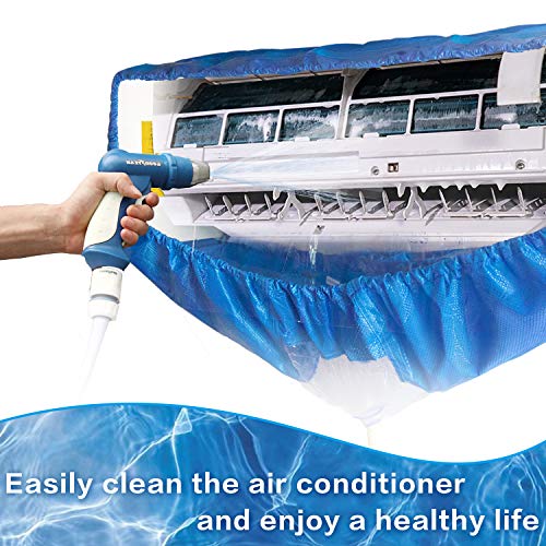 Split Air Conditioning Service Bag with Water Pipe, Wall Mounted Air Conditioning Cleaning Kit (Small)