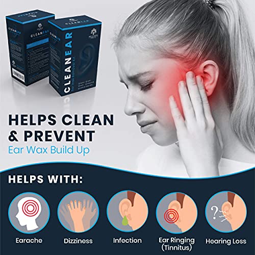 CLEANEAR Ear Wax Removal Kit Medical Grade RX Ear Wash System Ear