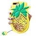 Unique iPhone 7 Case, iPhone 8 Case, Cute 3D Creative Soft Feeling Silicone Phone Case Cover for Apple iPhone 7 Liquid Pineapple