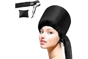 Jhua Bonnet Hood Hair Dryer Attachments Adjustable Hooded Hair Dryer for Hand Held Hair Dryer with Extended Hose Hood Hair Dr