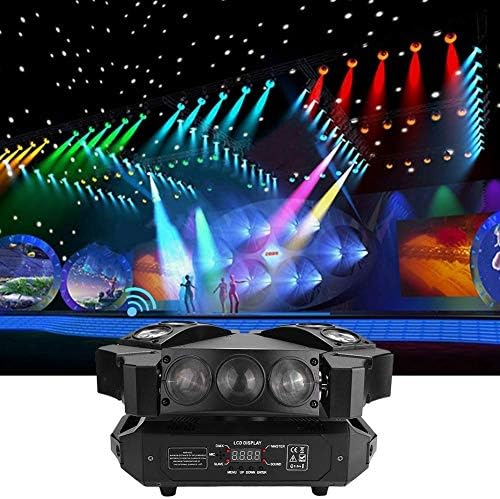HIZLJJ LED Flood Color Changing Exterior Dimmable Color Changing Waterproof Moving Head Bird Disco Light Outdoor Lamp, Remote Control Floodlight with Memory Function