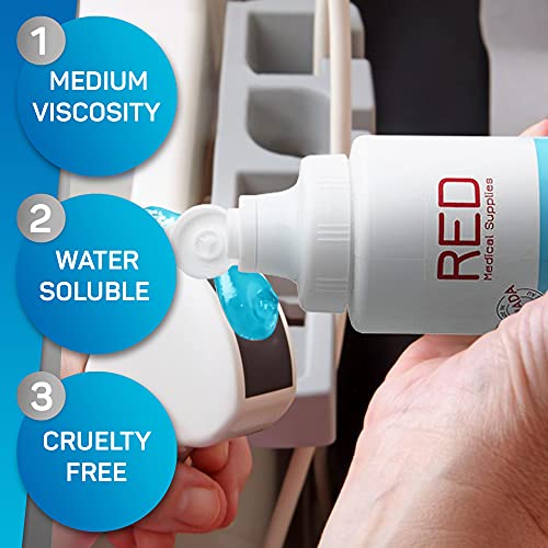 2 Bottles Blue Ultrasound Gel for Fetal Doppler and Cavitation Machine