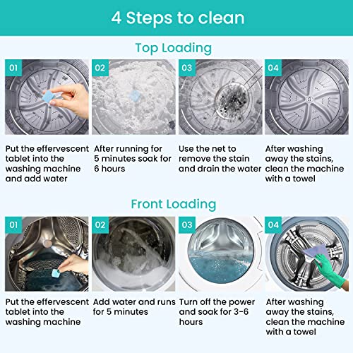 Maravello Washing Machine Cleaner Descaler, Highly Efficient Septic