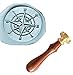 MDLG Vintage Compass Star Orientation Wax Seal Sealing Stamp Embellishment Wedding Invitation Card Snail Mail Gift Wrapping Wine Package Great Christmas Gift Idea Ocean Wax Seal Stamp Set