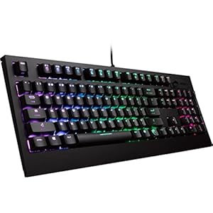MSI GK701RGB Gaming Keyboard with RGB Silver Switches and Backlights (Black)