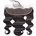 Body Wave 4x4 Lace Front Wigs Human Hair Pre Plucked Brazilian Virgin Hair HD Transparent Closure Wigs for Black Women Natural Color 150% Density (8 Inch, lace frontal)