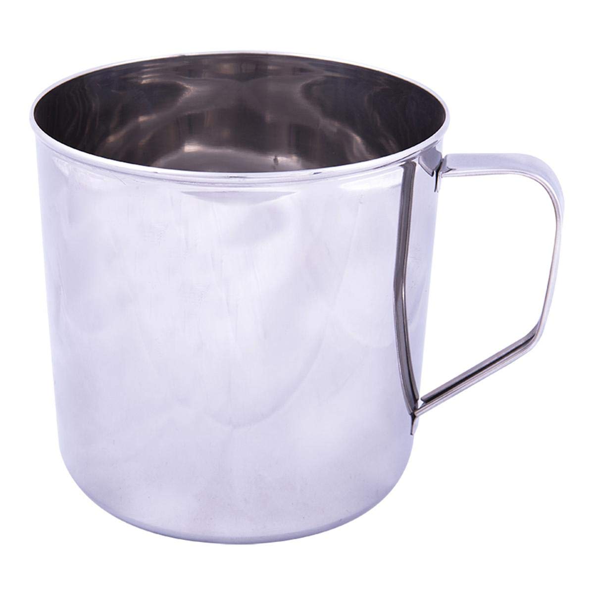 Raj Stainless Steel Mug with Handle, 9.5 cm, NM0009, Serving Mug , Water Mug , Tea & Coffee Serveware