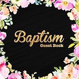 Baptism Guest Book: Keepsake Message Memory Book With Gift Log, Photo Pages, For Family And Friends by Graceland Journals