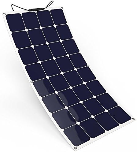 OldSoldier 100W 18V 12V Portable Bendable SunPower Cell Solar Panel Ultra Thin Flexible with MC4 Connector Charging for RV, Camping, Home, Tent, Boat, Cabin, Car, Trailer etc