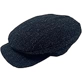 Hanna Hats Traditional Tweed Wool Daithi Cap Tweed 100% Made in Ireland