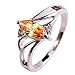 Psiroy Women's 925 Sterling Silver 1cttw Morganite Filled Ring