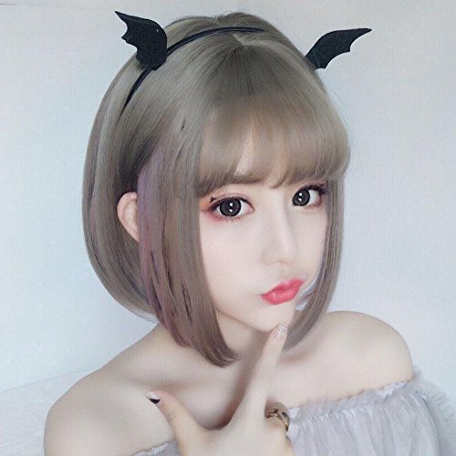 Amazoncom Cool Air Bangs Pear Head Wig Women Girls Female