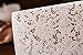 Doris Home wedding invitation card laser cut laser wedding invitation card Doris Home Ivory Horizontal Laser Cut Wedding Invitation with Hollow Flora Favors 100pcs,CW073