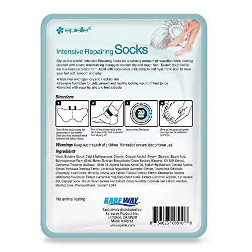 Epielle Intensive Repairing Masks for Hand and Foot (Glove & Socks12pk