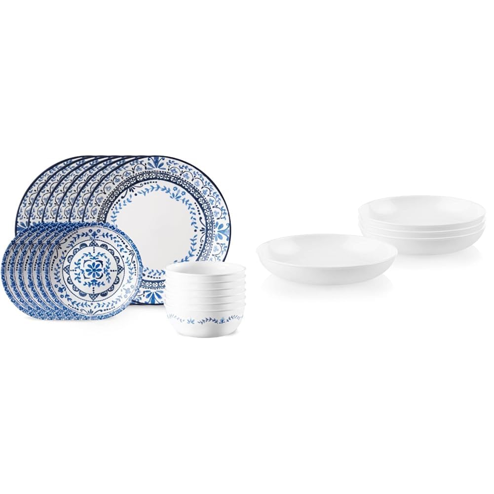 Corelle Vitrelle 18-Piece Service for Dinnerware Set 4-Pc