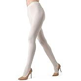 MeMoi Boston Ribbed Cotton Tights for Women, Cozy and Warm Durable Sweater Tights - Sizes Small to Queen 2