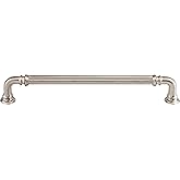 Top Knobs TK324BSN Chareau Collection 7" Reeded Pull, Brushed Satin Nickel