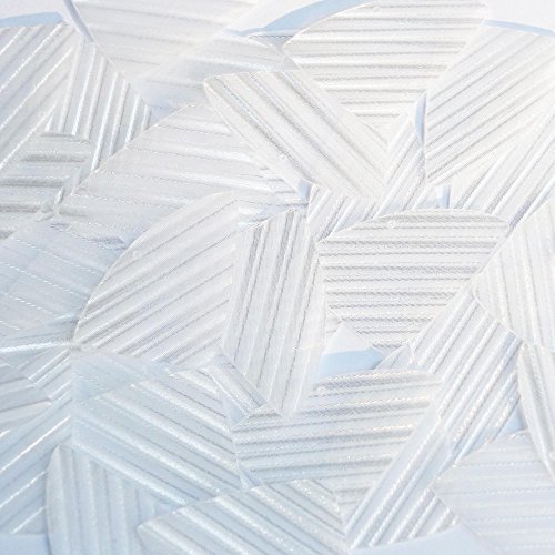 Sequin Fishscale Fin 1.5 inches Crystal Venetain Illusion. Loose Paillettes. Made in USA. Large for display, accents, applique, arts, crafts, and embellishment.