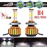 H4 LED Headlight Bulb HB2 9003 24000lms 240W 6000K High-Low Dual Beam Conversion Kit，For Hoda Ridgeline/Tundra/Accord/Odyssey/Pilot/Elem, Ford Escape,Mazda MPV