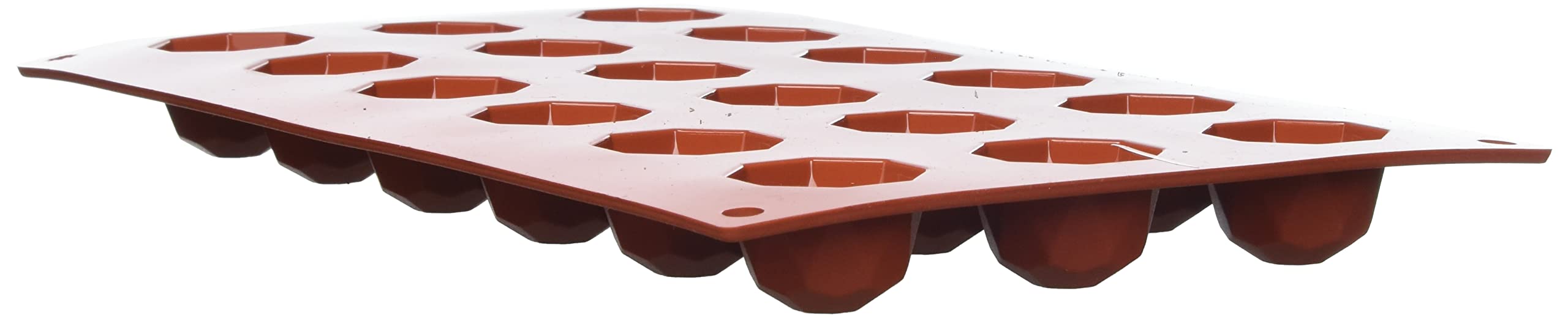 Silikomart | SF048 Silicone Mould for Diamante Monoportions, Non-Stick, 18 Cavities, Pack of 1 Cake Mould, Ø 35 h 23 mm, Made in Italy — image 1