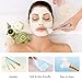Terresa Face Mask Brush, 4Pcs Hairless Silicone Cosmetic Scrapers, Facial Applicator Brushes for Applying Mud Mask, Eye Mask, Serum or DIY Needs