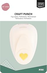 Vaessen Creative Heart Punch 10 x 9 mm Circle Cutter Craft Paper view 5