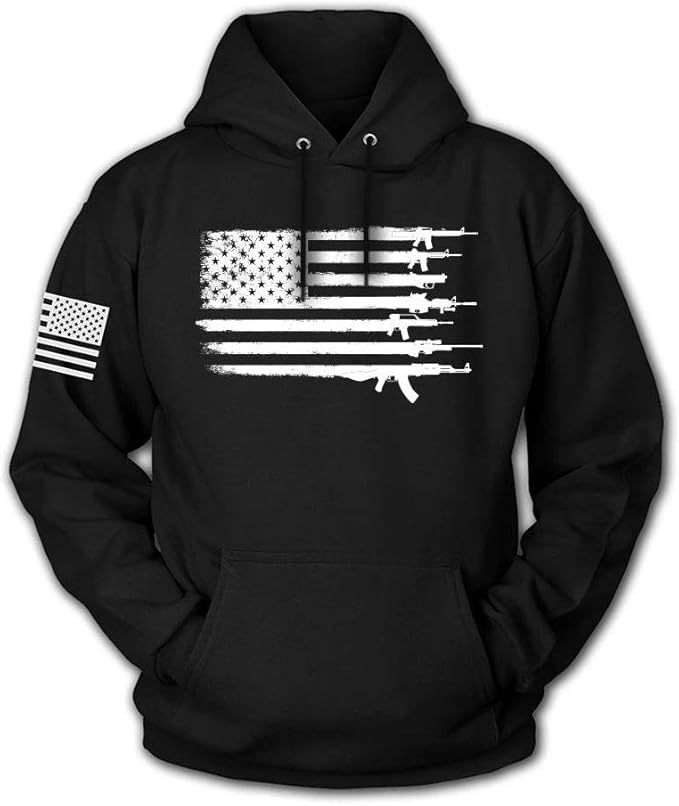 Tactical Pro Supply USA Sweatshirt Hoodie American Flag Patriotic