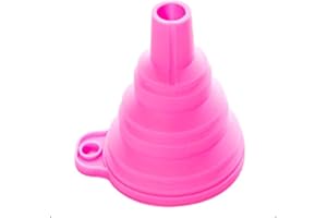 générique Foldable Silicone Funnel for Cooking Gadgets - Pink Professional