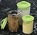 Food Storage Containers, BPA Free Airtight Canisters for Cereal, Pasta, Sugar, Coffee, Flour, Cookies, Loose Tea, for Kitchen Organization, Set of 3 by Reston Lloyd, Lime